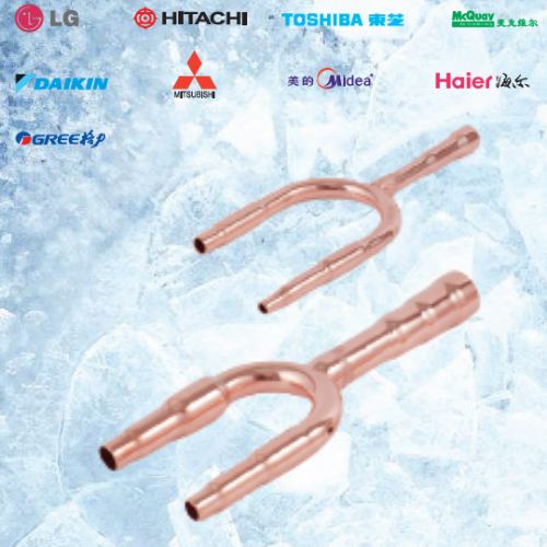 Ống chia gas đồng hình chữ Y