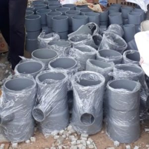 Đầu nối chữ T giảm PVC gia công
