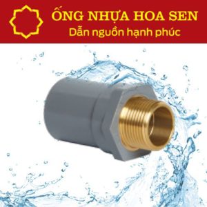 Nối ren ngoài thau PVC Hoa Sen