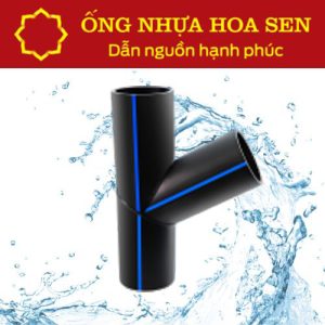 Tê 45 độ HDPE Hoa Sen
