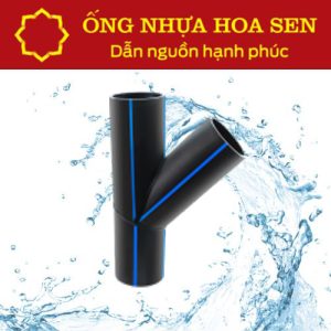 Tê 60 độ HDPE Hoa Sen