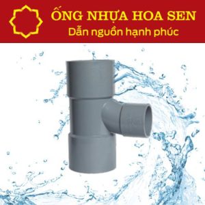 Tê cong giảm PVC Hoa Sen
