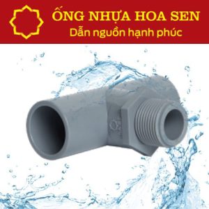 Tê ren ngoài PVC Hoa Sen