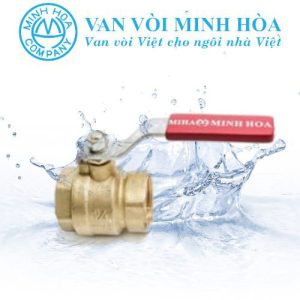 Van bi đồng tay gạt màu đỏ Miha PN16