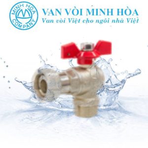 Van bướm cổ vặn 1 chiều mạ niken Miha