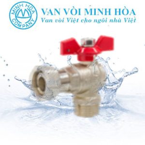 Van bướm không van 1 chiều mạ niken Miha