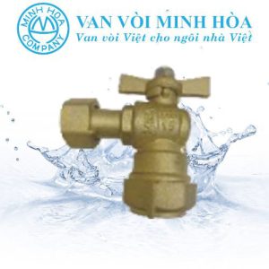 Van góc liên hợp cổ vặn 1 chiều tay bướm Miha PN16