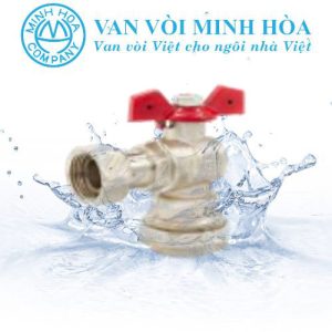 Van góc liên hợp không van 1 chiều mạ niken Miha PN16