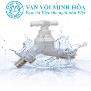 Vòi nhựa tay xoay nối ống mềm đồng MH