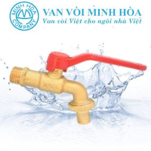 Vòi vườn đồng Miha tay nhôm PN16