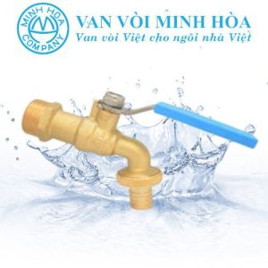 Vòi vườn đồng tay inox MBV PN10