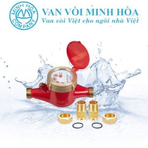 Đồng hồ nước nối ren FUZHOU đỏ